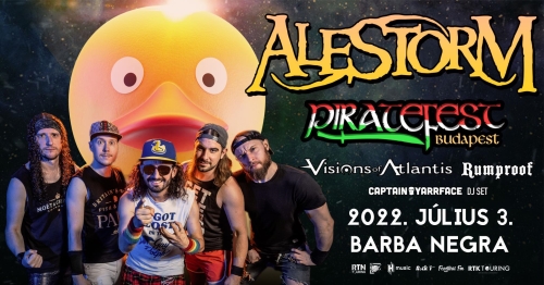 Alestorm"s Piratefest Budapest (vendégek: Visions Of Atlantis - Rumproof)
